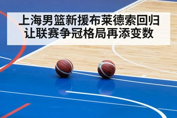 上海男篮新援布莱德索回归让联赛争冠格局再添变数